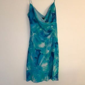 Jones NY Blue Floral Dress